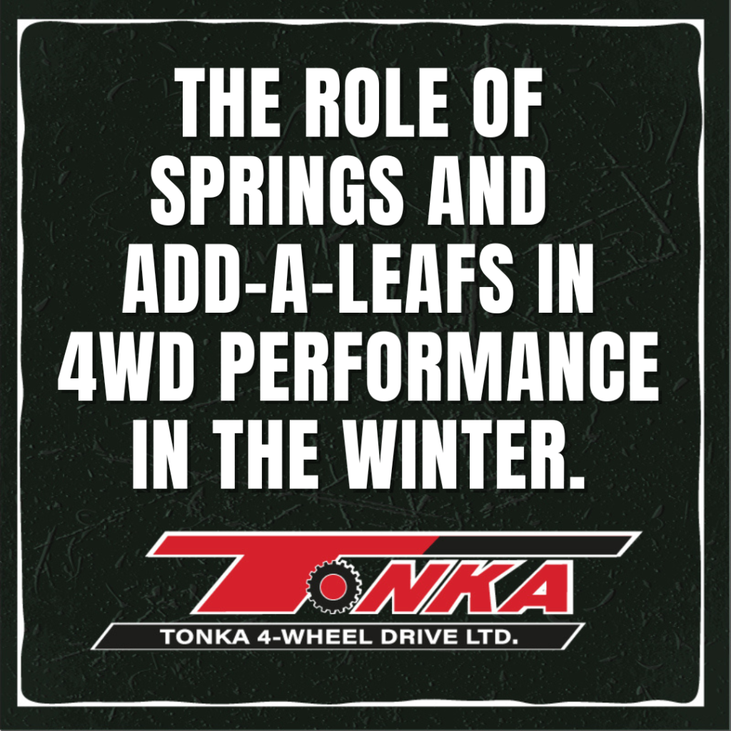 Auto Accessories Edmonton Springs & AddALeafs in Winter Driving